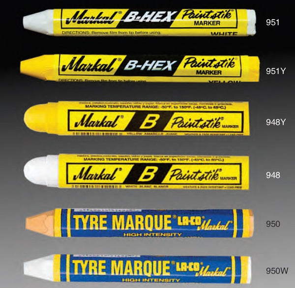 948Y | MARKAL YELLOW B-PAINT STICK